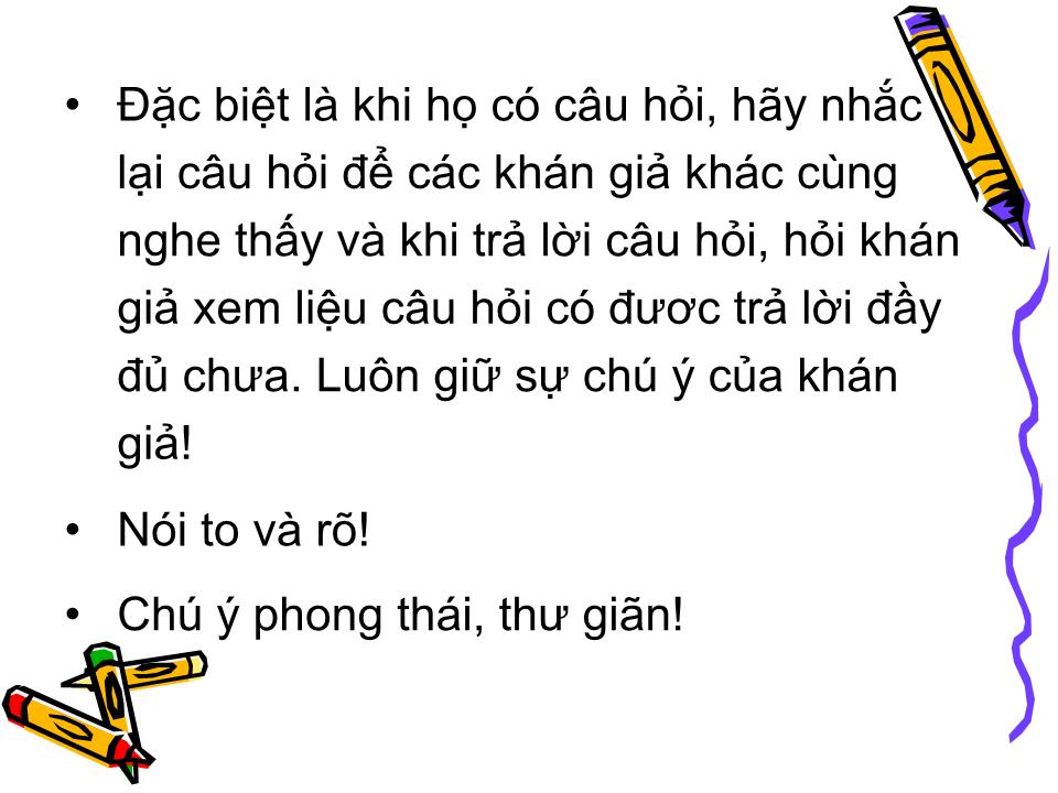 Bài giảng Kỹ năng trình bày trang 7