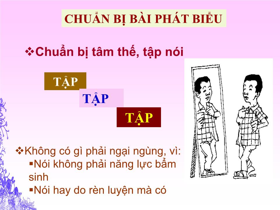 Bài giảng Kỹ năng chuẩn bị, trình bày và phản hồi ý kiến cử tri trang 10