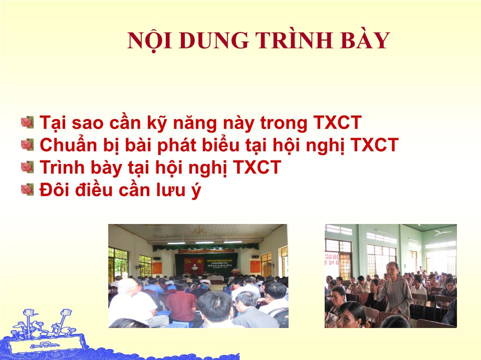 Bài giảng Kỹ năng chuẩn bị, trình bày và phản hồi ý kiến cử tri trang 2