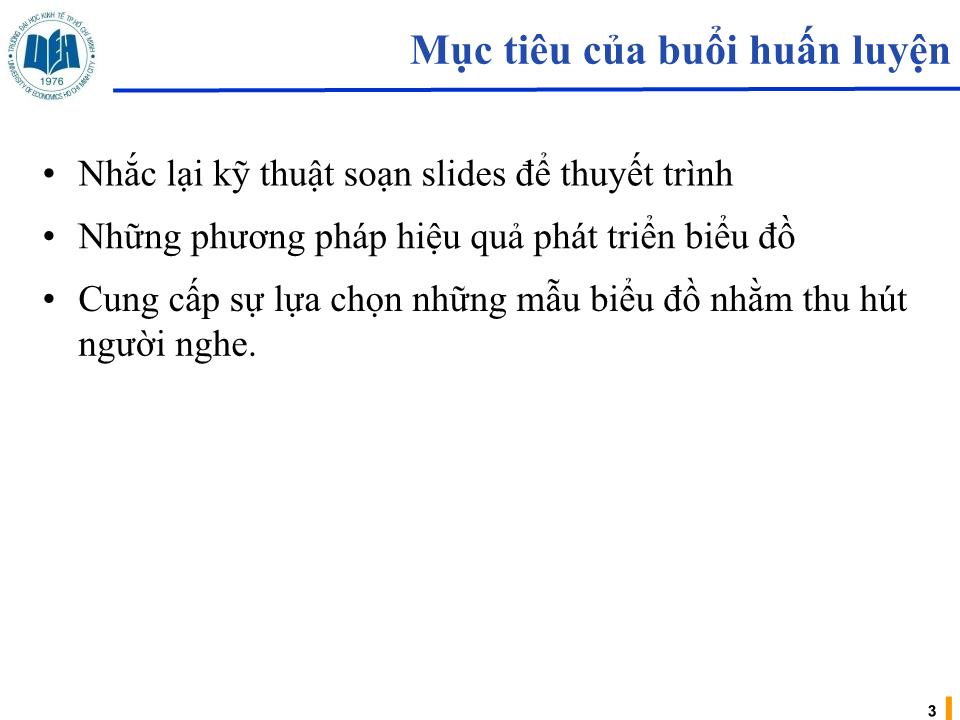 Bài giảng Kỹ năng soạn slides trong thuyết trình trang 3