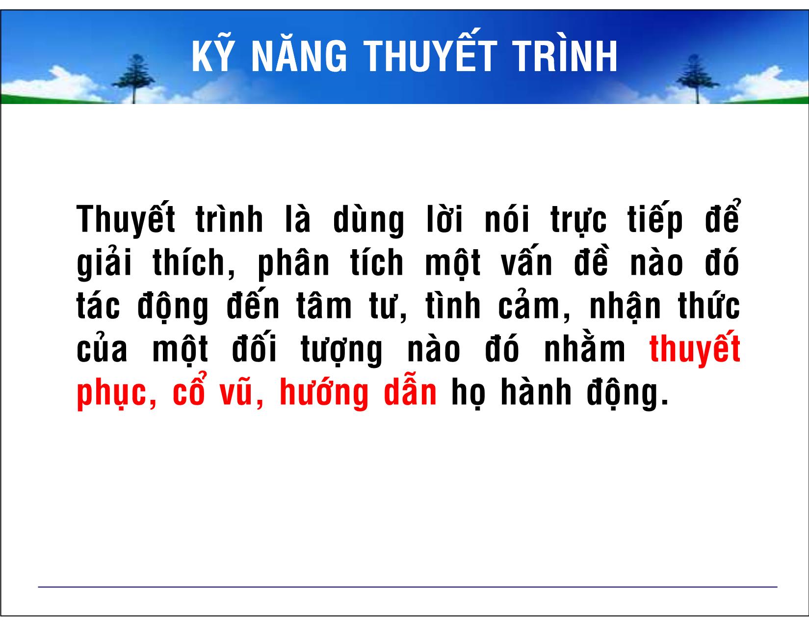 Bài giảng Kỹ năng thuyết trình - Hà Trung Thành trang 3