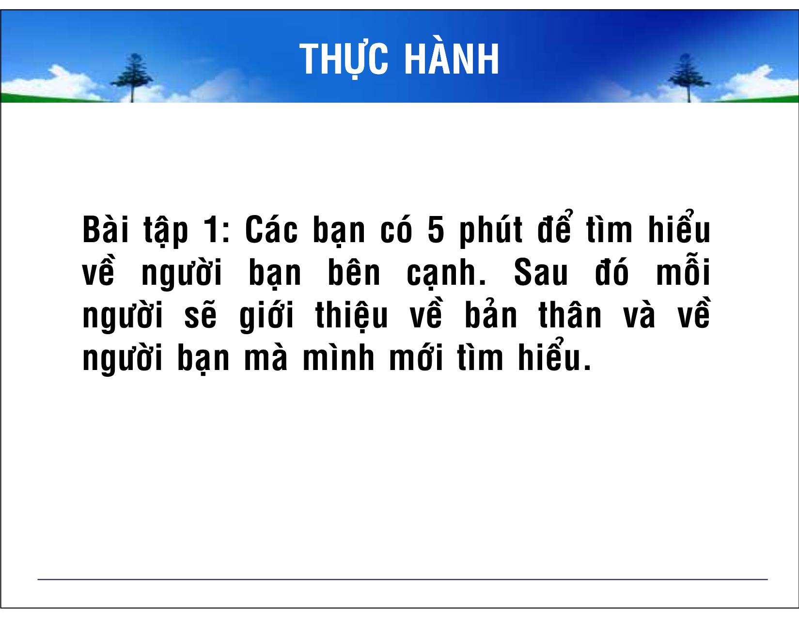 Bài giảng Kỹ năng thuyết trình - Hà Trung Thành trang 4