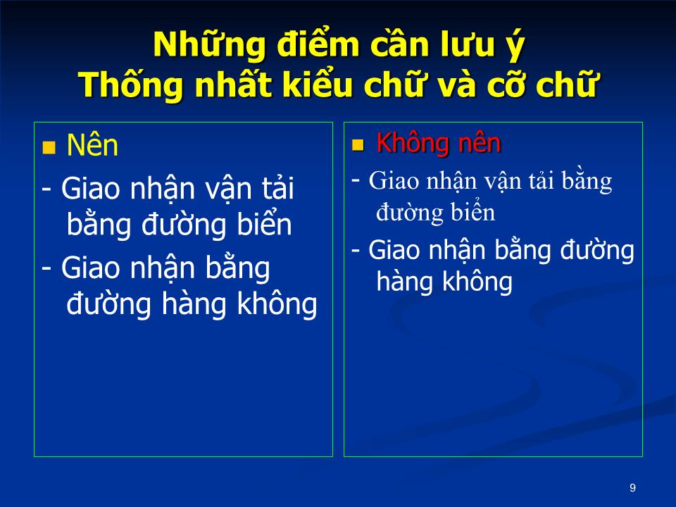 Bài giảng Kỹ năng thuyết trình - Trần Thị Hằng Ni trang 9