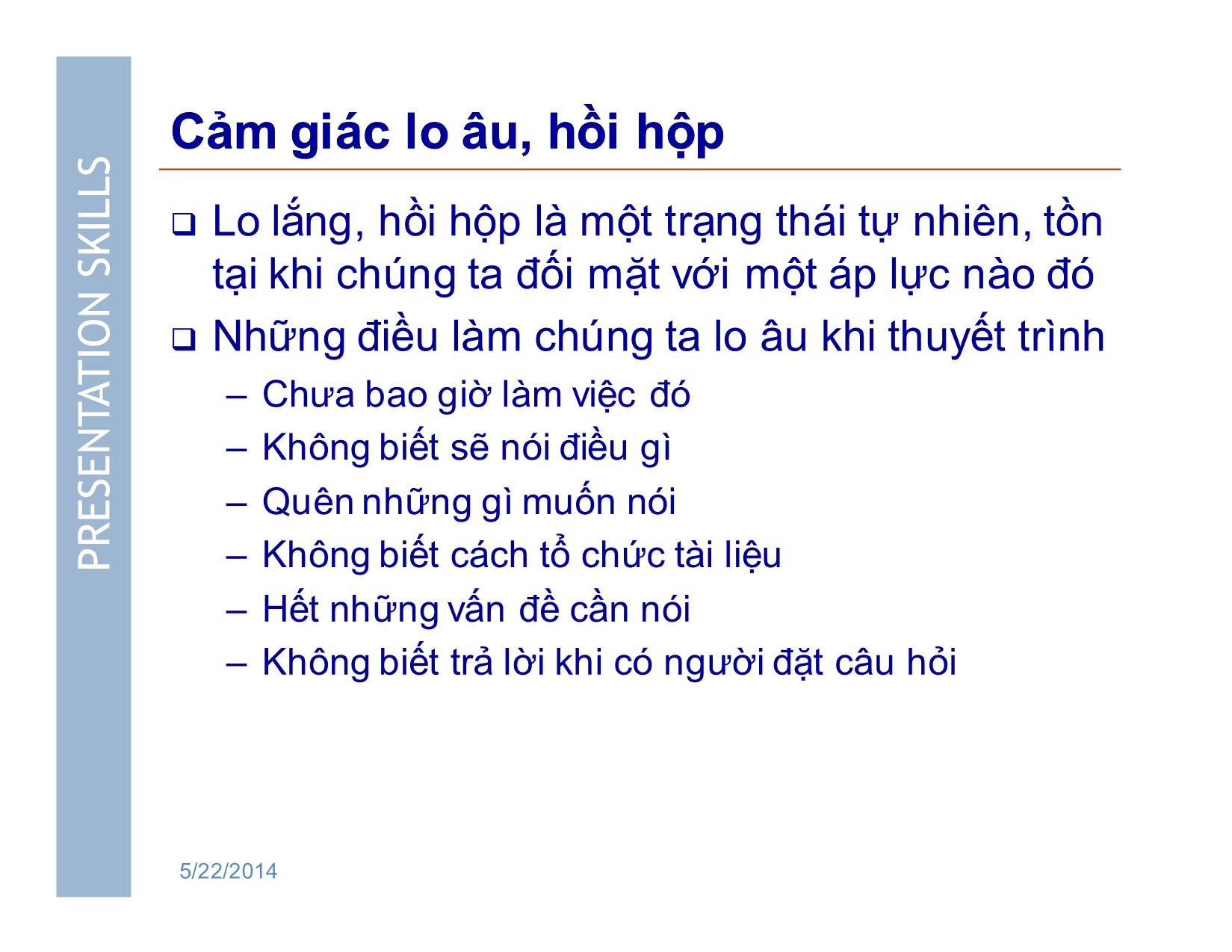 Bài giảng Kỹ năng thuyết trình với MS .Powerpoint trang 7