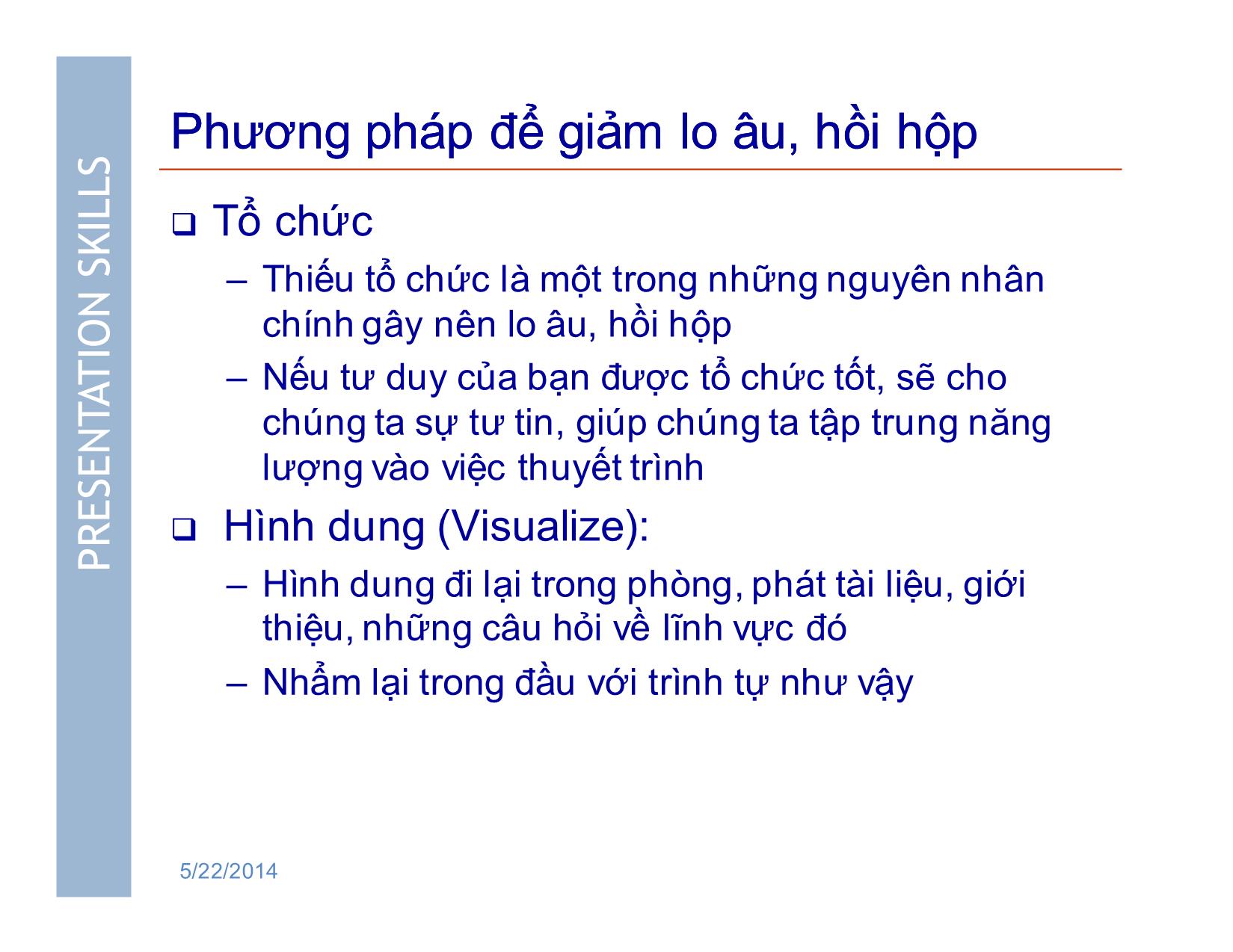 Bài giảng Kỹ năng thuyết trình với MS .Powerpoint trang 9