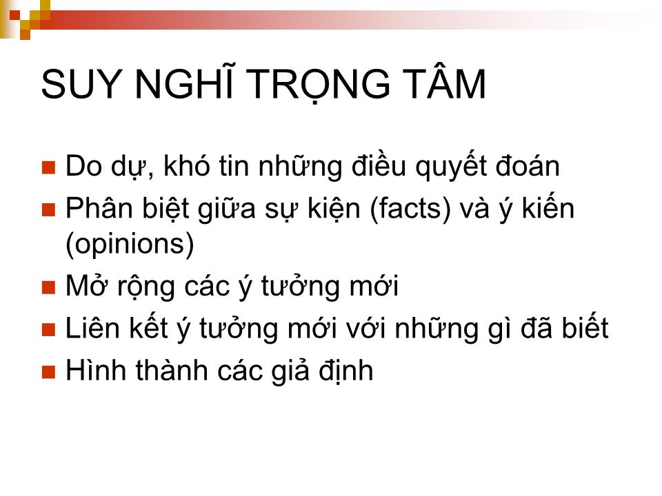 Bài giảng Nói trước đám đông (diễn thuyết) trang 10