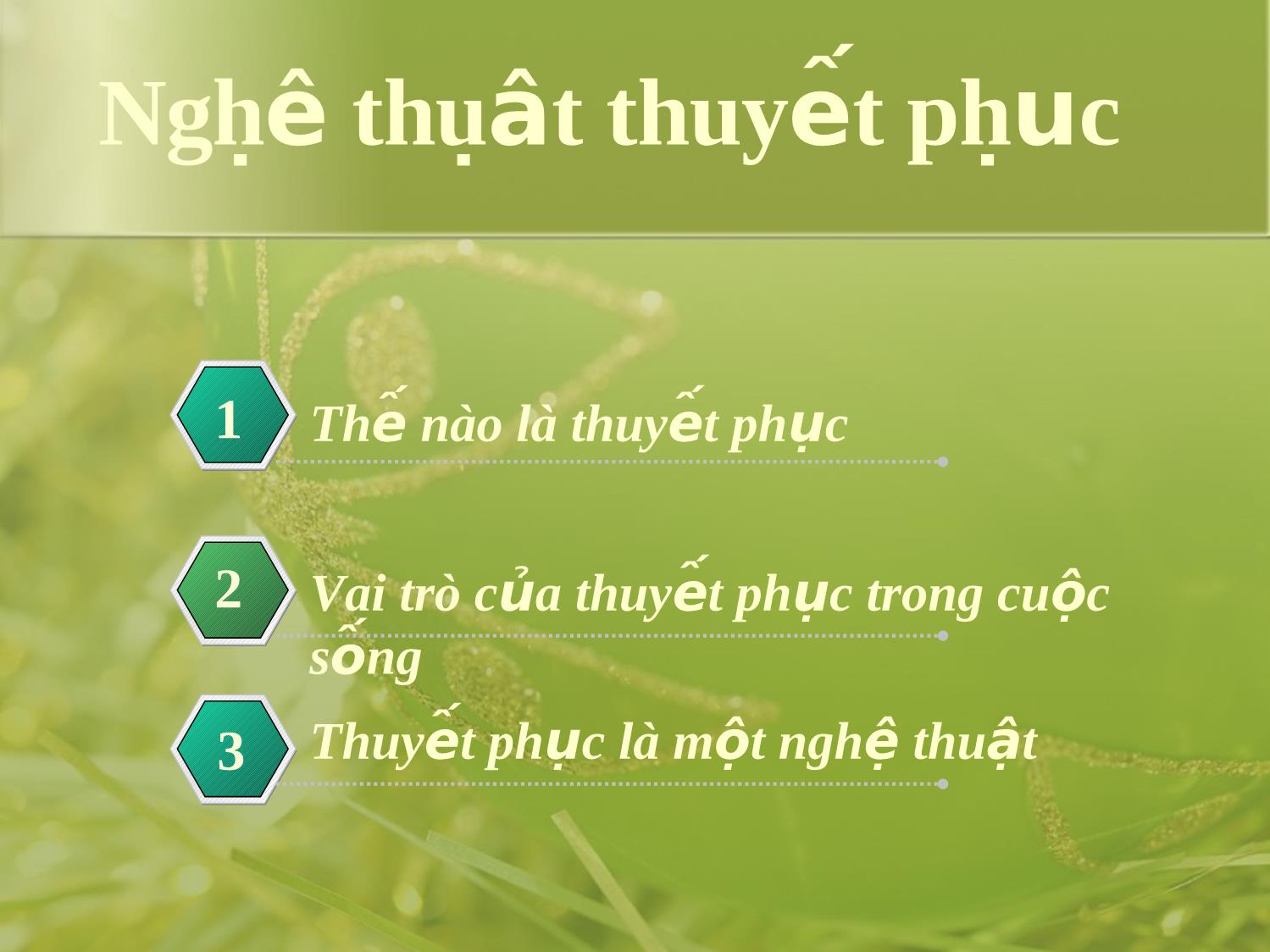 Bài giảng Kỹ năng thuyết phục trang 3