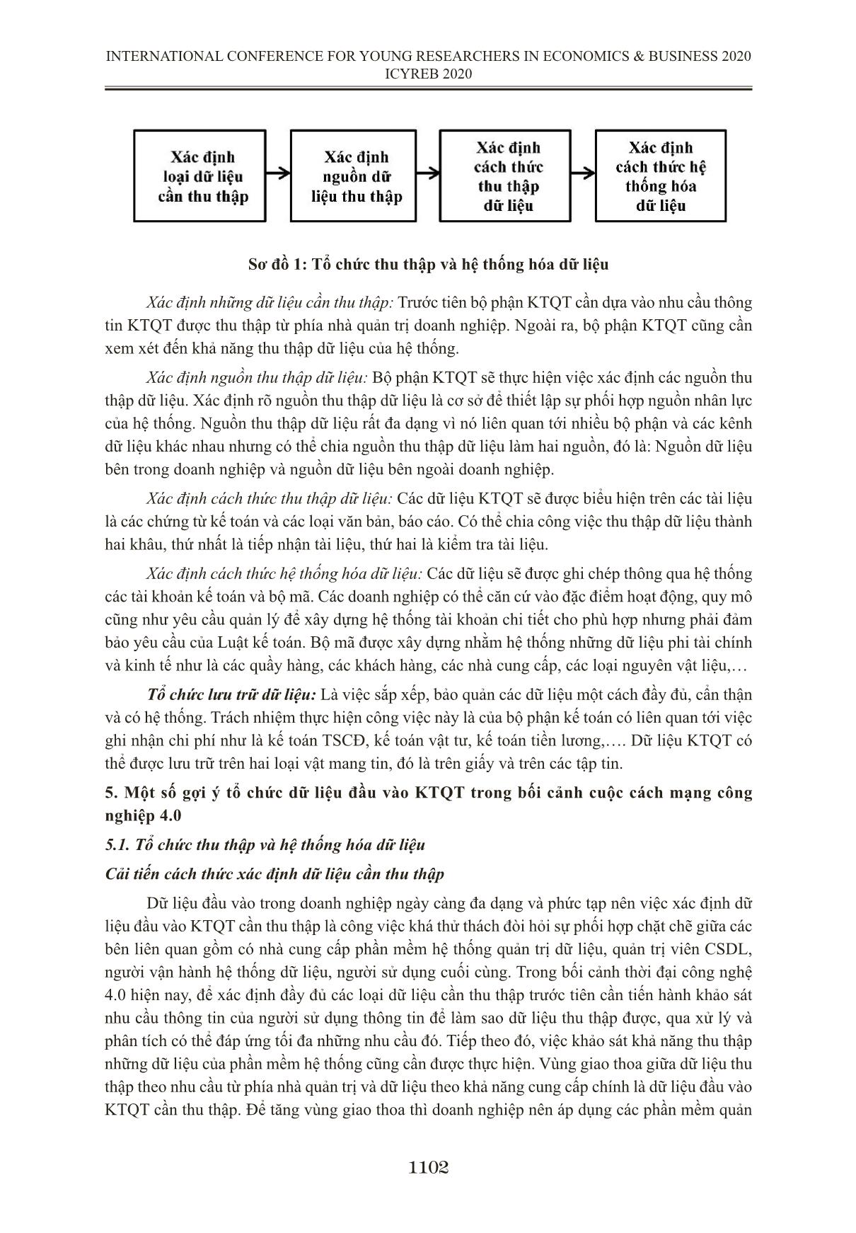 Tổ chức dữ liệu đầu vào kế toán quản trị trong bối cảnh cuộc cách mạng công nghiệp 4.0 trang 6