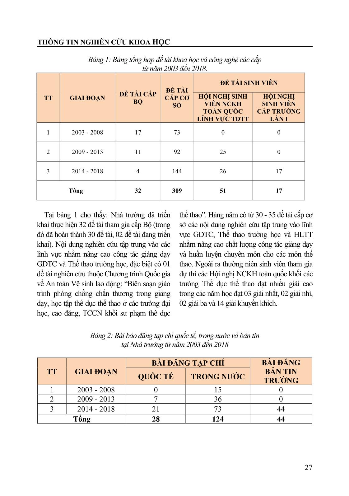 Thành tựu đổi mới nghiên cứu khoa học, công nghệ trong chặng đường 15 năm nâng cấp lên Đại học trang 3