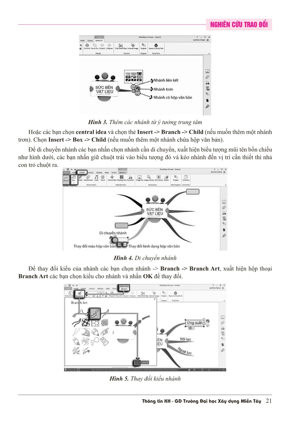 Ứng dụng phần mềm Imindmap - Vẽ sơ đồ tư duy nhằm nâng cao hiệu quả trong giảng dạy, học tập môn học sức bền vật liệu trang 3