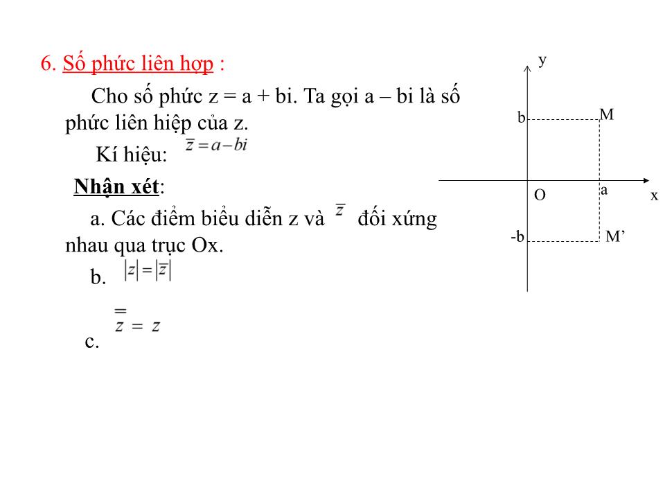 Bài giảng Đại số Lớp 12 - Chương 4: Số phức - Bài 1: Số phức - Cao Thị Diệu Phước trang 8