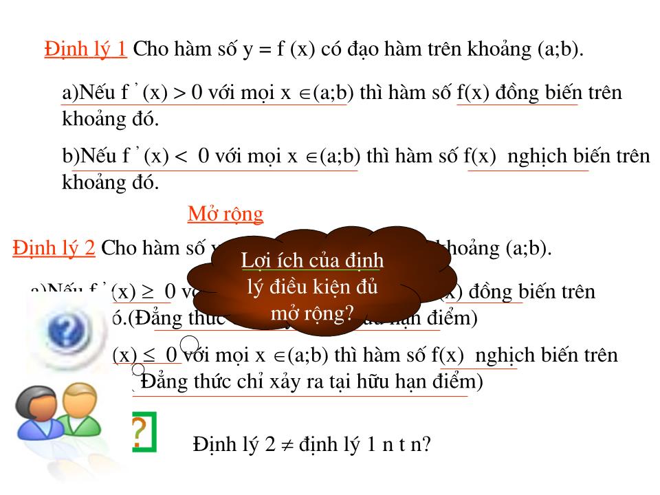 Bài giảng Đại số Lớp 12 - Chương 2: Ứng dụng của đạo hàm - Bài 1: Sự đồng biến, nghịch biến của hàm số - Phạm Danh Hoàn trang 8