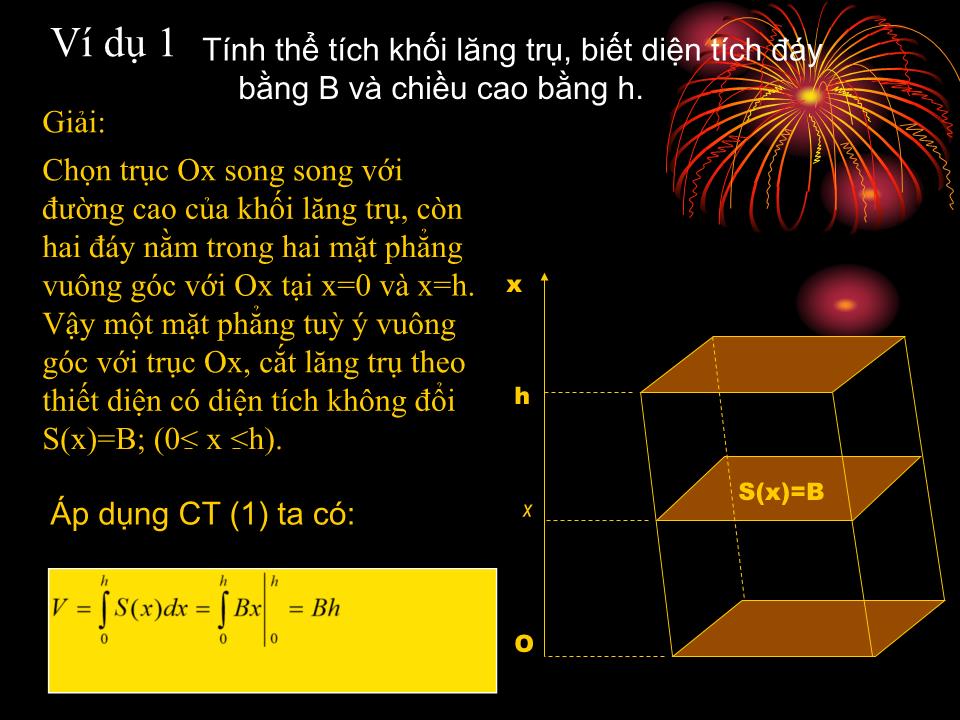 Bài giảng Hình học Lớp 12 - Chương 3: Phương pháp tọa độ trong không gian - Bài 3: Ứng dụng của tích phân trong hình học trang 4