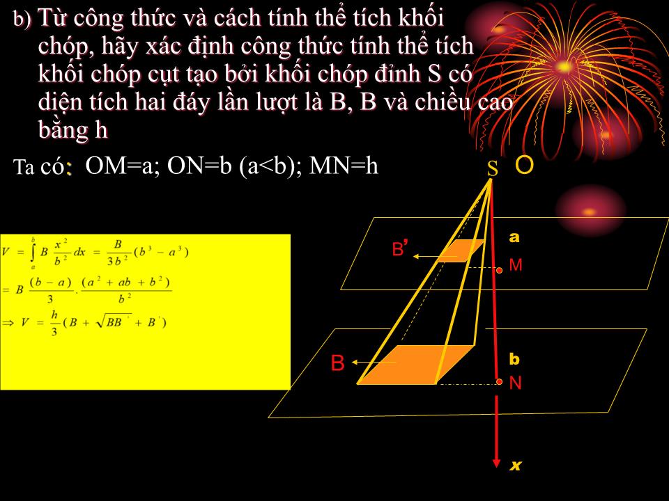 Bài giảng Hình học Lớp 12 - Chương 3: Phương pháp tọa độ trong không gian - Bài 3: Ứng dụng của tích phân trong hình học trang 6