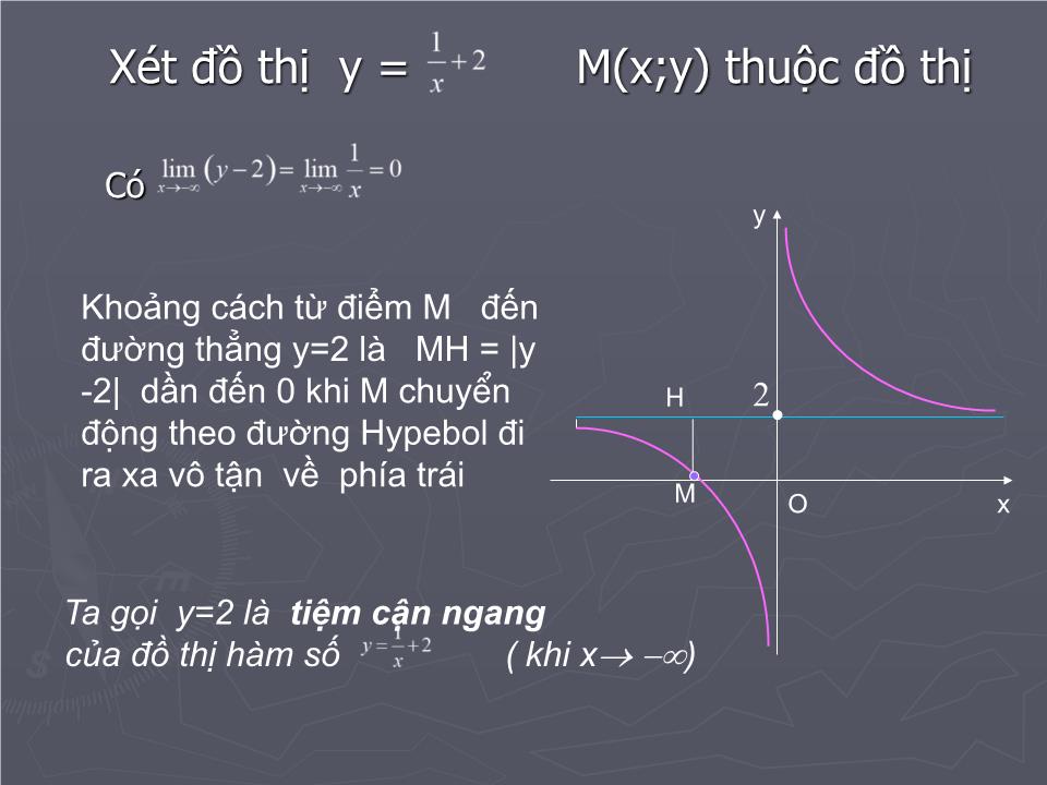 Bài giảng Đại số Lớp 12 - Chương 1: Cực trị của hàm số - Bài 4: Đường tiệm cận trang 4