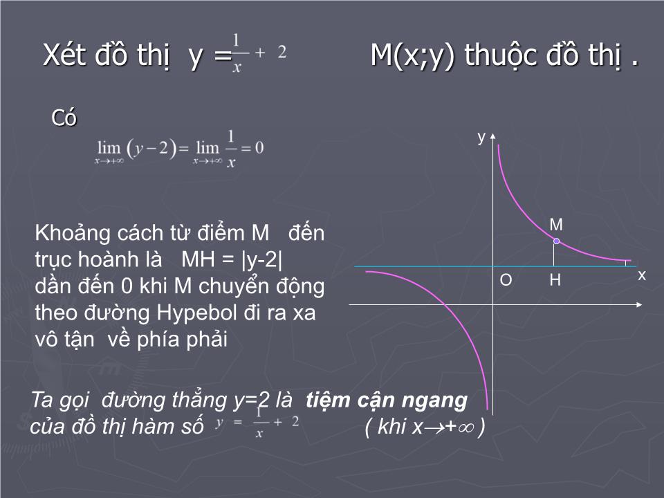 Bài giảng Đại số Lớp 12 - Chương 1: Cực trị của hàm số - Bài 4: Đường tiệm cận trang 5