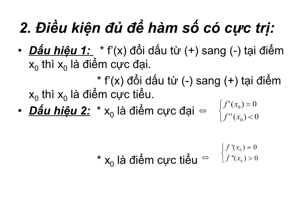 Bài giảng Đại số Lớp 12 - Tiết 16: Ôn tập chương 1 trang 4