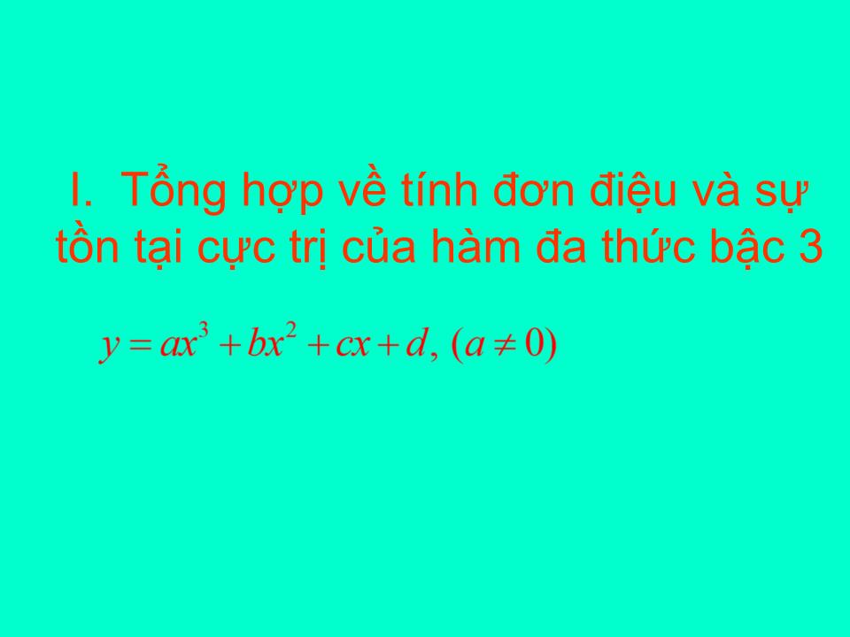 Bài giảng Đại số Lớp 12 - Tiết 16: Ôn tập chương 1 trang 6