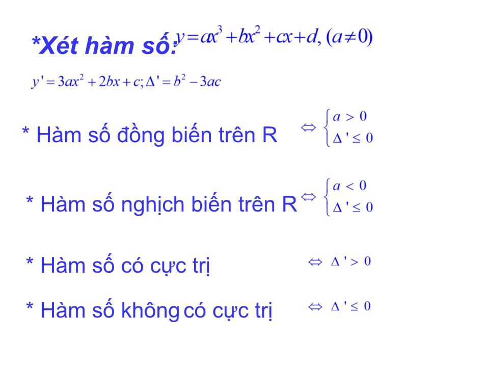 Bài giảng Đại số Lớp 12 - Tiết 16: Ôn tập chương 1 trang 9