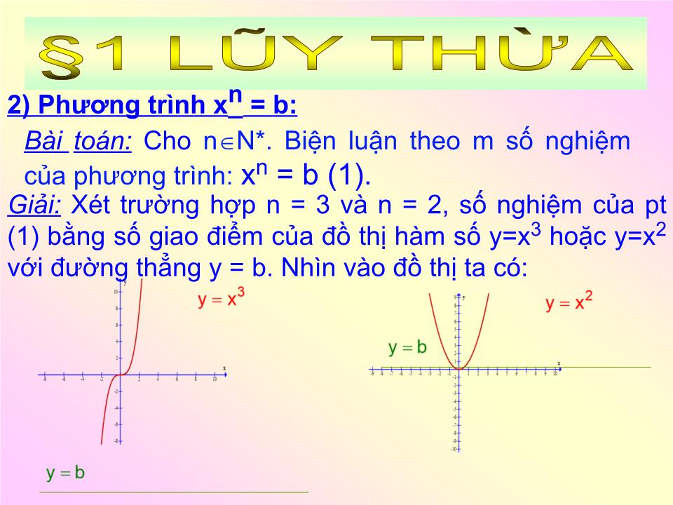 Bài giảng Đại số Lớp 12 - Tiết 21+22: Lũy thừa - Bảo Trọng trang 5