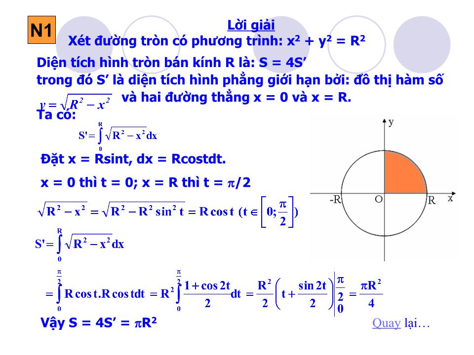 Bài giảng Đại số Lớp 12 - Chương 3: Nguyên hàm - Tiết 60: Ứng dụng tích phân để tính diện tích hình phẳng trang 4