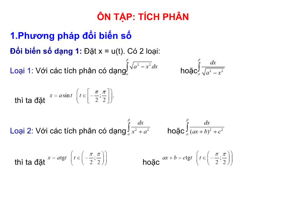 Bài giảng Đại số Lớp 12 - Ôn tập chương 3 - Cao Lam Sơn trang 10