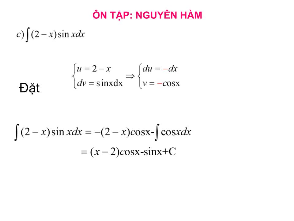 Bài giảng Đại số Lớp 12 - Ôn tập chương 3 - Cao Lam Sơn trang 7