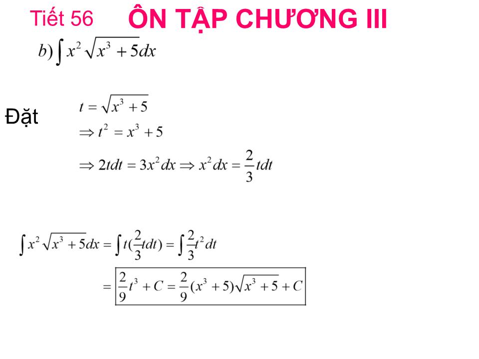 Bài giảng Đại số Lớp 12 - Ôn tập chương 3 - Đặng Trung Hiếu trang 7