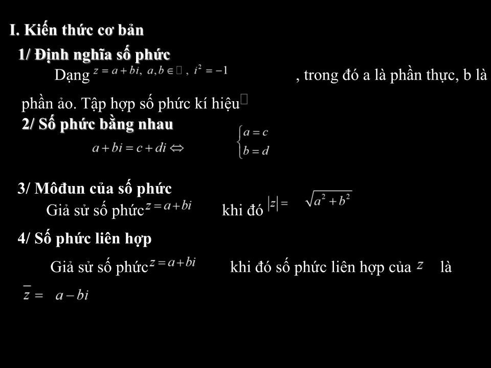 Bài giảng Đại số Lớp 12 - Tiết 75: Ôn tập cuối năm - Khuất Tiến Chà trang 4