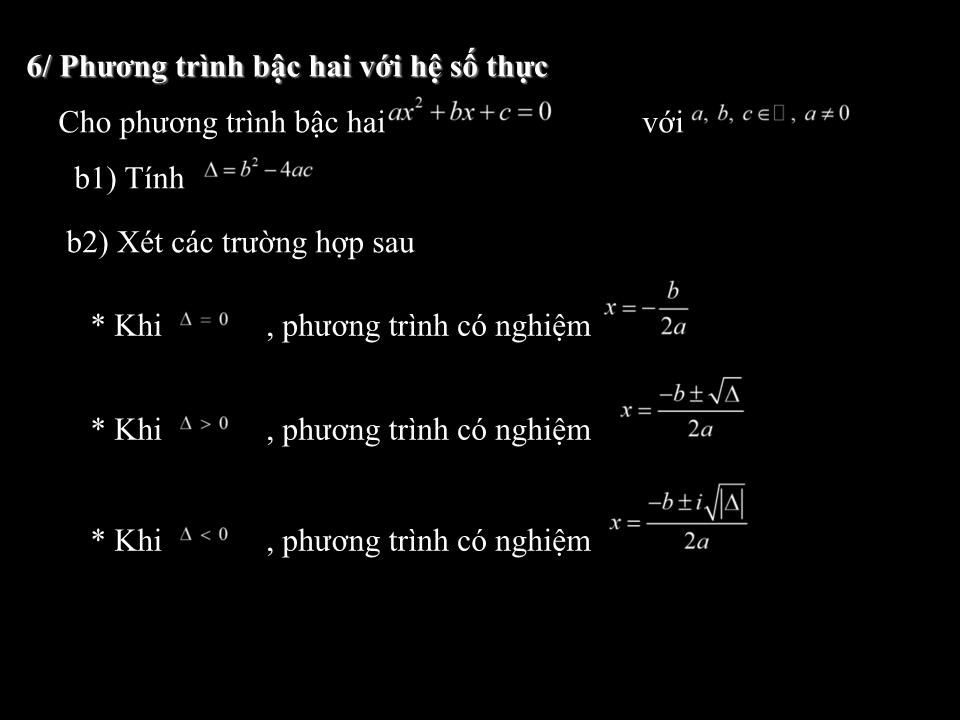 Bài giảng Đại số Lớp 12 - Tiết 75: Ôn tập cuối năm - Khuất Tiến Chà trang 6