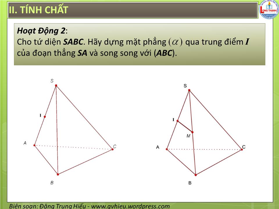 Bài giảng Hình học Lớp 11 - Chương 2 - Bài 4: Hai mặt phẳng song song trang 5