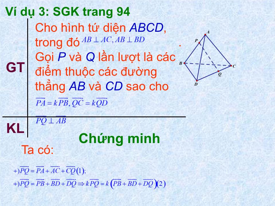 Bài giảng Hình học Lớp 11 - Tiết 31: Hai đường thẳng vuông góc trang 7