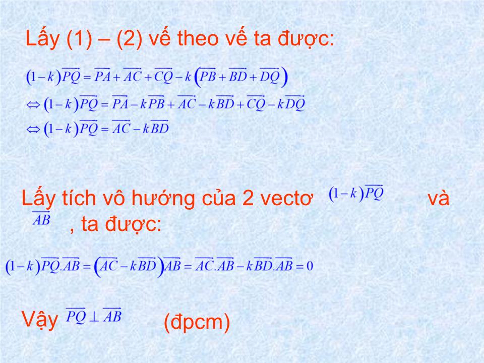 Bài giảng Hình học Lớp 11 - Tiết 31: Hai đường thẳng vuông góc trang 8