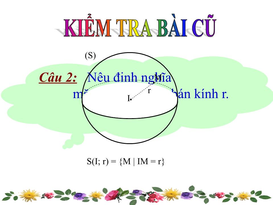 Bài giảng Hình học Lớp 12 - Chương 3 - Tiết 91: Hệ tọa độ trong không gian trang 3