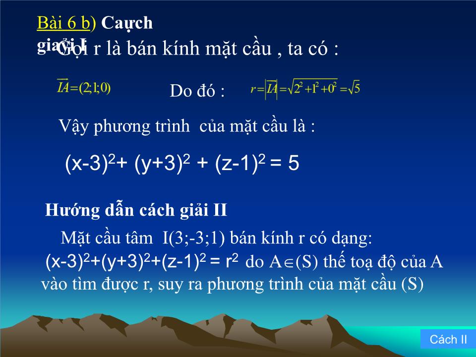 Bài giảng Hình học Lớp 12 - Tiết 29: Luyện tập hệ toạ độ trong không gian - Nguyễn Năng Suất trang 9