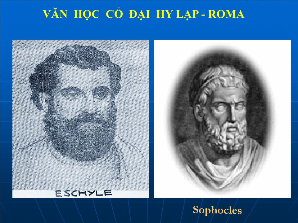 Bài giảng Lịch sử Lớp 10 - Bài 4: Thành tựu về văn học của Hy Lạp và Roma trang 8