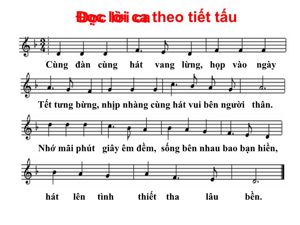 Bài giảng Âm nhạc Lớp 4 - Bài hát: Chúc mừng - Nguyễn Thị Hường trang 9