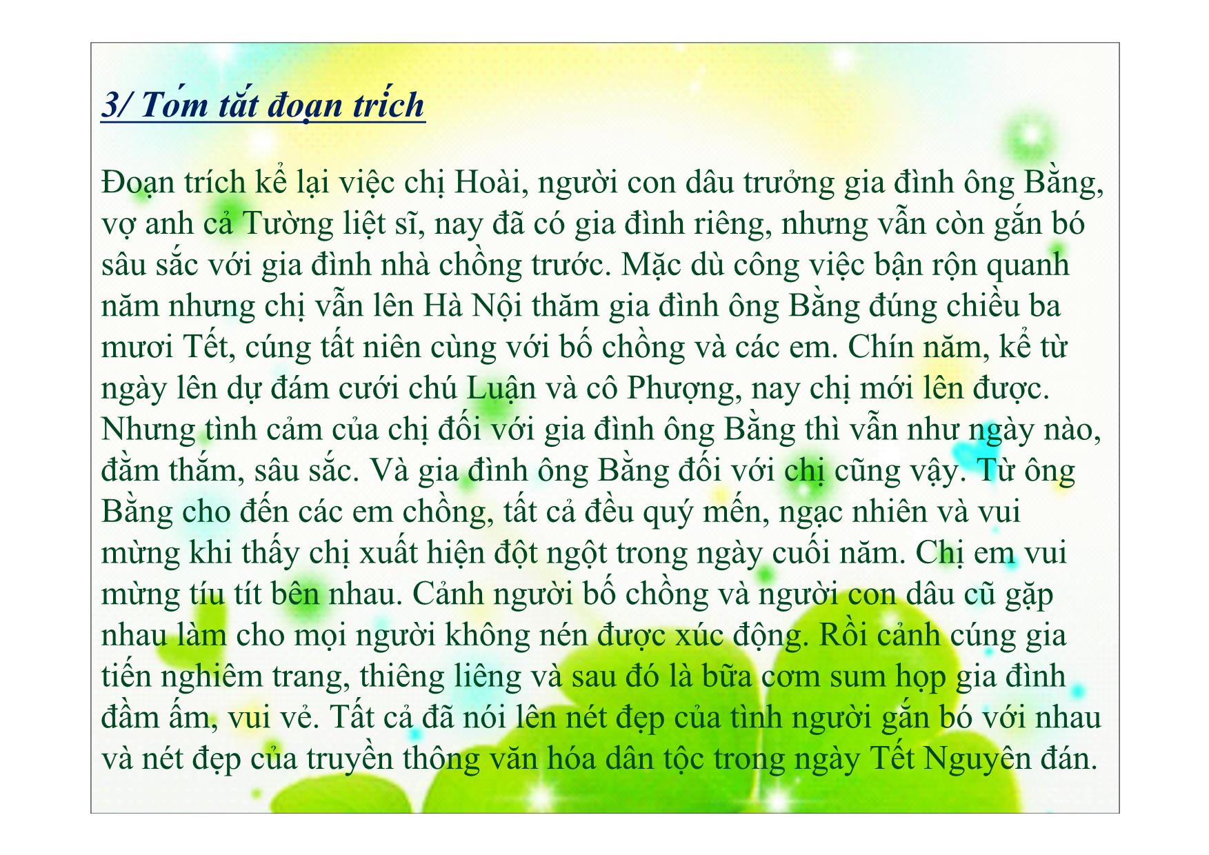 Bài giảng Ngữ văn Lớp 12 - Văn bản: Mùa lá rụng trong vườn trang 7