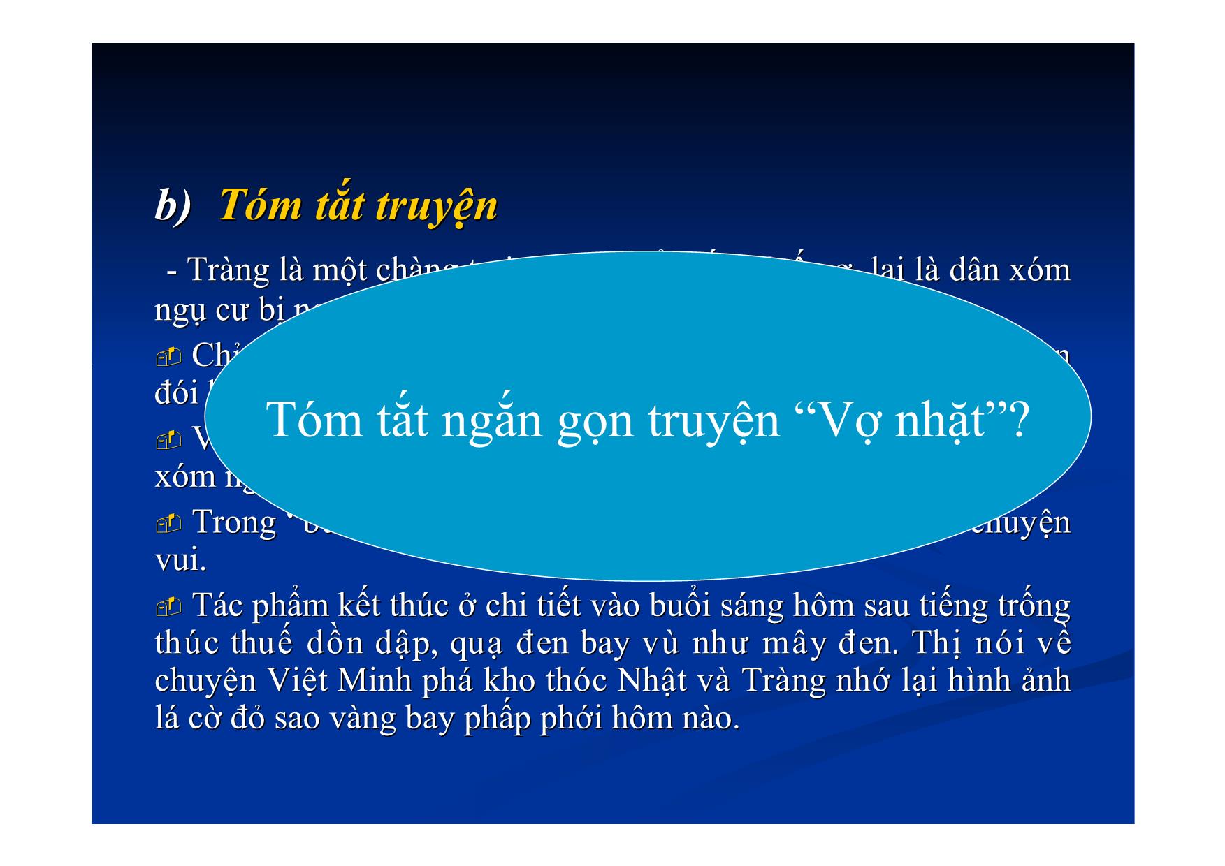 Bài giảng Ngữ văn Lớp 12 - Văn bản: Vợ nhặt trang 6