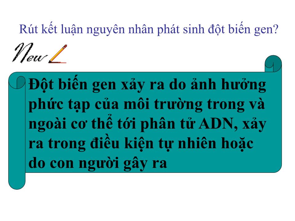 Bài giảng Sinh học Lớp 9 - Chương 4: Biến dị - Bài 21: Đột biến gen trang 9