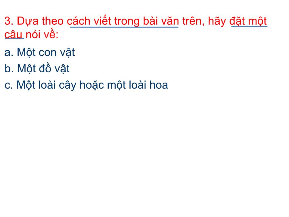 Bài giảng Tiếng Việt Lớp 2 - Ôn tập giữa học kì I (Tiết 3) trang 7