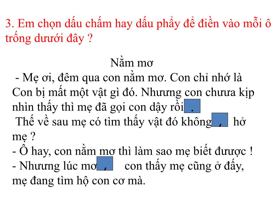 Bài giảng Tiếng Việt Lớp 2 - Ôn tập giữa học kì I (Tiết 6) trang 5