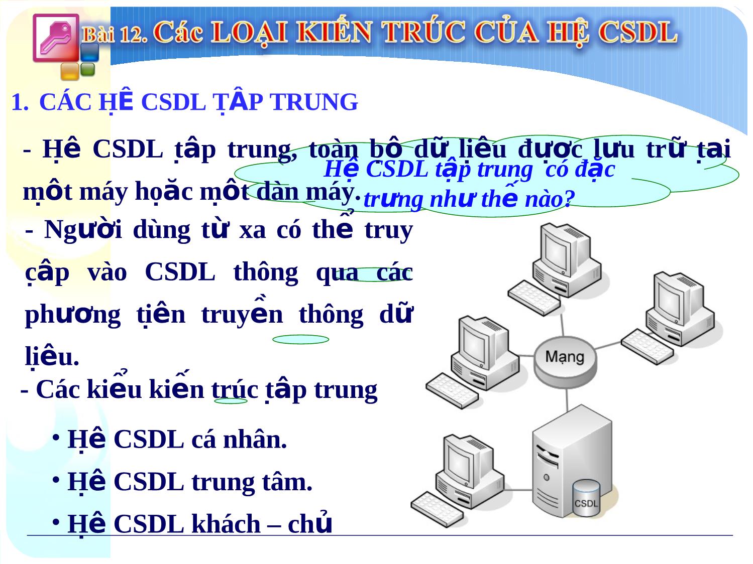 Bài giảng Tin học Lớp 12 - Bài 12: Các loại kiến thức của hệ cơ sở dữ liệu trang 4