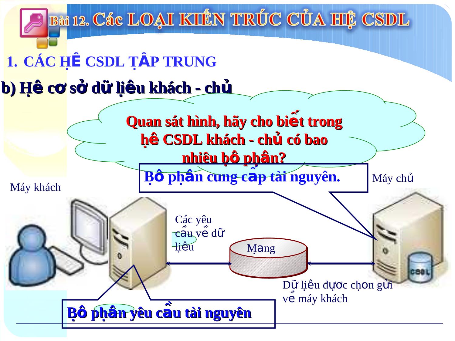 Bài giảng Tin học Lớp 12 - Bài 12: Các loại kiến thức của hệ cơ sở dữ liệu trang 8