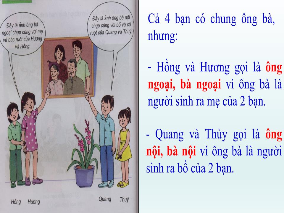 Bài giảng Tự nhiên và xã hội Lớp 3 - Họ nội, họ ngoại trang 9