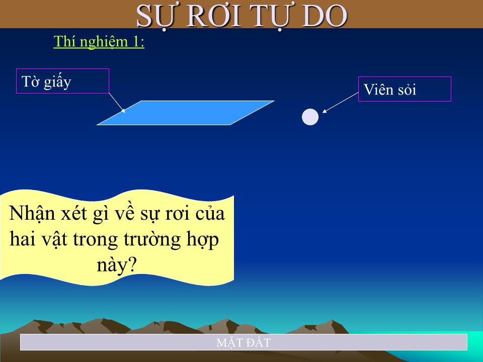 Bài giảng Vật lí Lớp 10 - Bài 4: Sựu rơi tự do - Nguyễn Duy Long trang 6