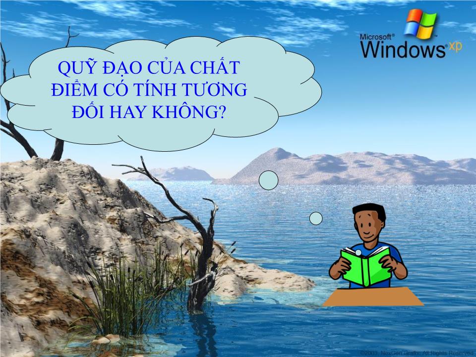 Bài giảng Vật lí Lớp 10 - Bài 6: Tính tương đối của chuyển động. Công thức cộng vận tốc trang 5