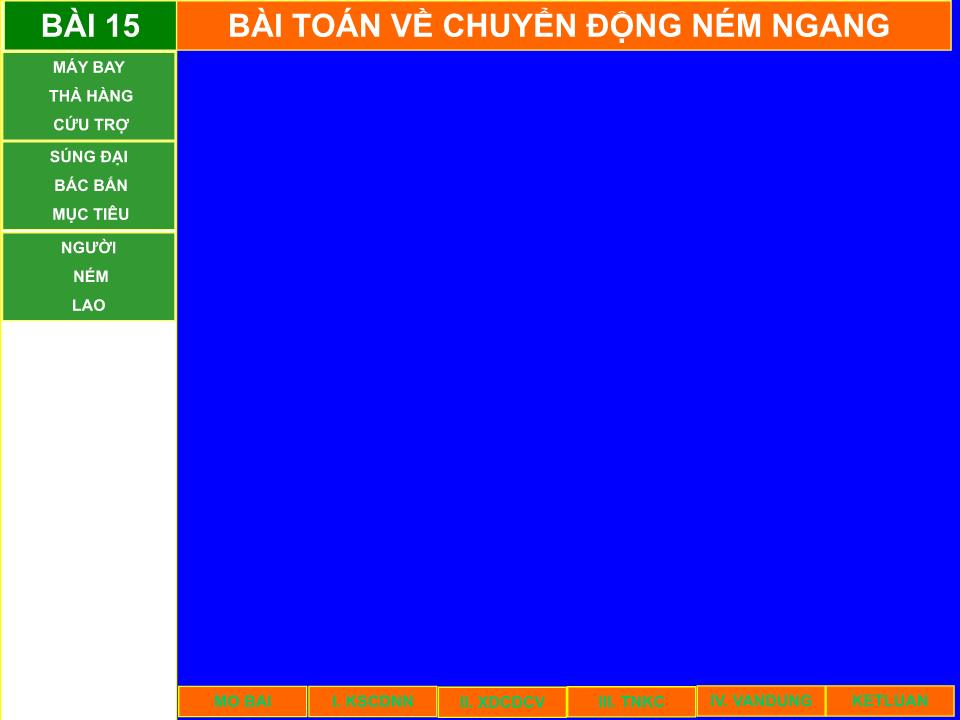 Bài giảng Vật lí Lớp 10 - Bài 15: Bài toán về chuyển động ném ngang trang 2