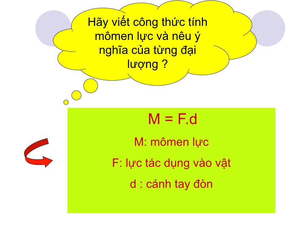 Bài giảng Vật lí Lớp 10 - Bài 22: Ngẫu lực trang 2