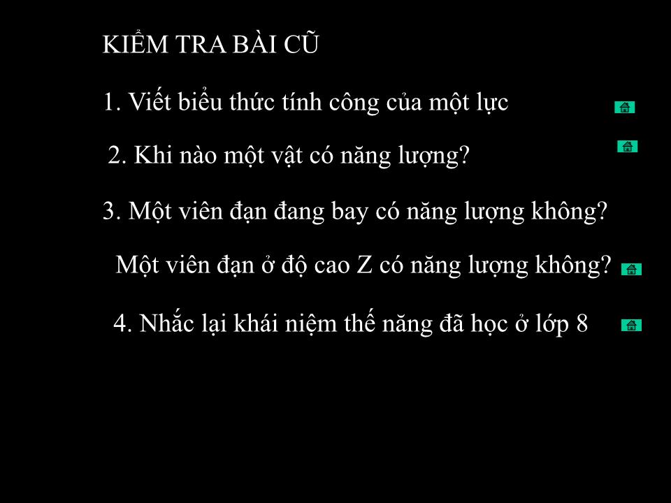 Bài giảng Vật lí Lớp 10 - Bài 26: Thế năng - Trần Viết Thắng trang 3